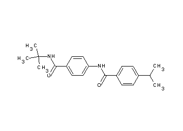 N-{4-[(tert-butylamino)carbonyl]phenyl}-4-isopropylbenzamide