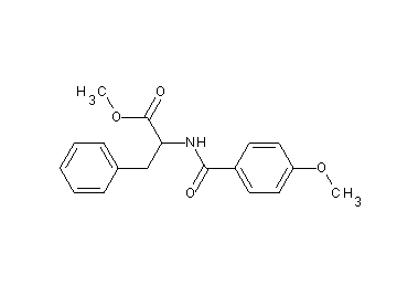 methyl N-(4-methoxybenzoyl)phenylalaninate