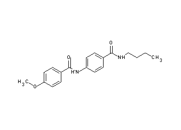 N-{4-[(butylamino)carbonyl]phenyl}-4-methoxybenzamide
