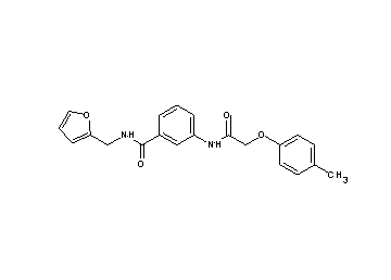 N-(2-furylmethyl)-3-{[(4-methylphenoxy)acetyl]amino}benzamide