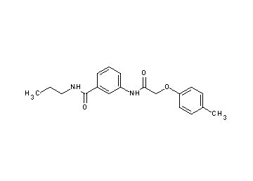 3-{[(4-methylphenoxy)acetyl]amino}-N-propylbenzamide