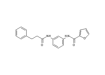 N-{3-[(3-phenylpropanoyl)amino]phenyl}-2-furamide