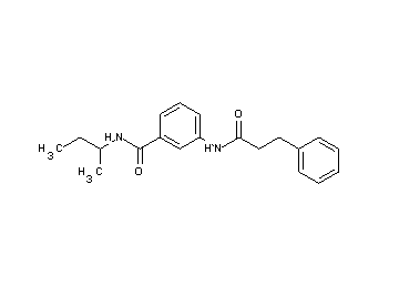 N-(sec-butyl)-3-[(3-phenylpropanoyl)amino]benzamide - Click Image to Close