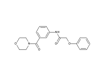 N-[3-(4-morpholinylcarbonyl)phenyl]-2-phenoxyacetamide
