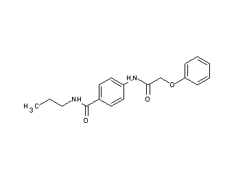 4-[(phenoxyacetyl)amino]-N-propylbenzamide