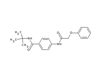 N-(tert-butyl)-4-[(phenoxyacetyl)amino]benzamide