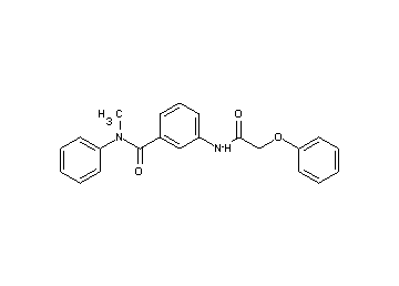 N-methyl-3-[(phenoxyacetyl)amino]-N-phenylbenzamide