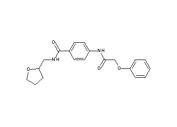 4-[(phenoxyacetyl)amino]-N-(tetrahydro-2-furanylmethyl)benzamide