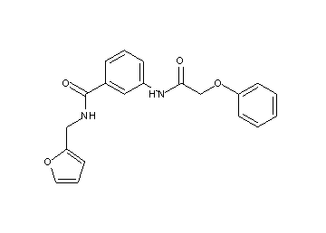 N-(2-furylmethyl)-3-[(phenoxyacetyl)amino]benzamide