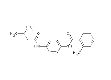 2-methyl-N-{4-[(3-methylbutanoyl)amino]phenyl}benzamide