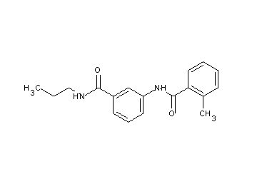 2-methyl-N-{3-[(propylamino)carbonyl]phenyl}benzamide - Click Image to Close