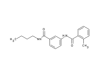 N-{3-[(butylamino)carbonyl]phenyl}-2-methylbenzamide