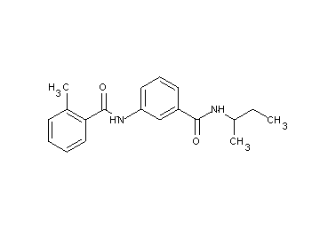 N-{3-[(sec-butylamino)carbonyl]phenyl}-2-methylbenzamide