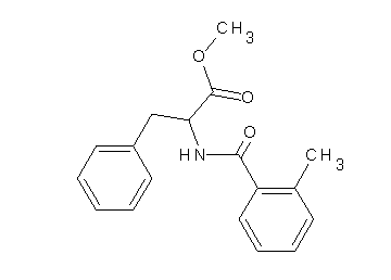 methyl N-(2-methylbenzoyl)phenylalaninate