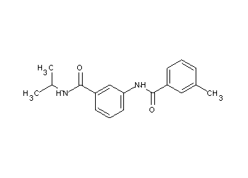 N-{3-[(isopropylamino)carbonyl]phenyl}-3-methylbenzamide