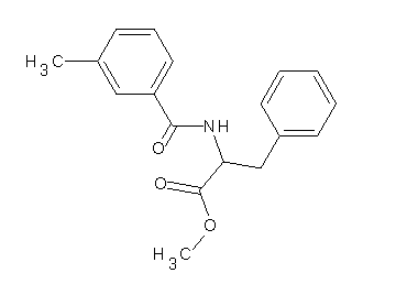 methyl N-(3-methylbenzoyl)phenylalaninate