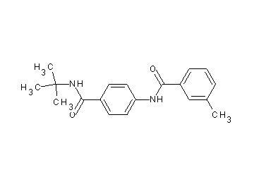 N-{4-[(tert-butylamino)carbonyl]phenyl}-3-methylbenzamide