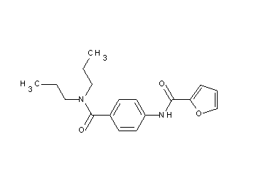 N-{4-[(dipropylamino)carbonyl]phenyl}-2-furamide