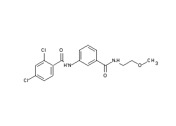 2,4-dichloro-N-(3-{[(2-methoxyethyl)amino]carbonyl}phenyl)benzamide - Click Image to Close