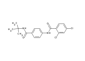 N-{4-[(tert-butylamino)carbonyl]phenyl}-2,4-dichlorobenzamide
