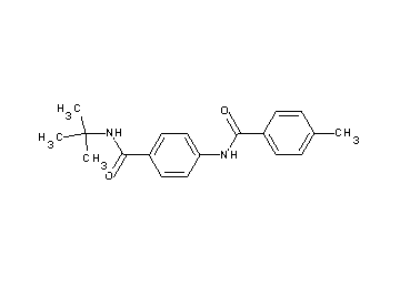 N-{4-[(tert-butylamino)carbonyl]phenyl}-4-methylbenzamide