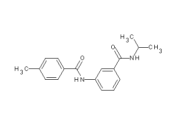 N-isopropyl-3-[(4-methylbenzoyl)amino]benzamide - Click Image to Close