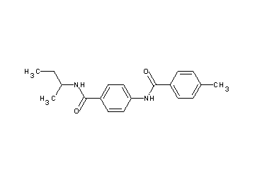N-{4-[(sec-butylamino)carbonyl]phenyl}-4-methylbenzamide