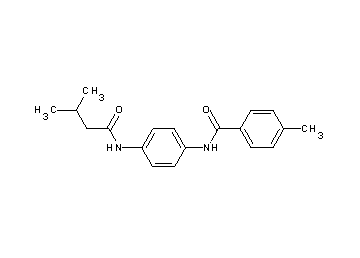 4-methyl-N-{4-[(3-methylbutanoyl)amino]phenyl}benzamide