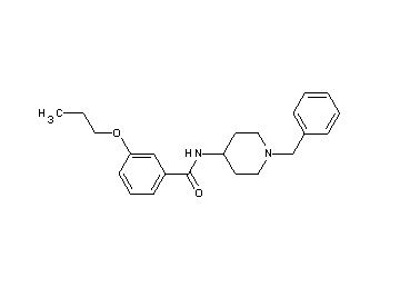 N-(1-benzyl-4-piperidinyl)-3-propoxybenzamide