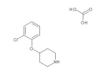 carbonic acid - 4-(2-chlorophenoxy)piperidine (1:1)