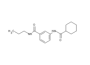 3-[(cyclohexylcarbonyl)amino]-N-propylbenzamide