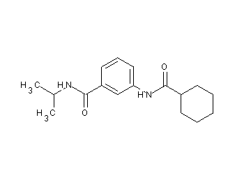 3-[(cyclohexylcarbonyl)amino]-N-isopropylbenzamide