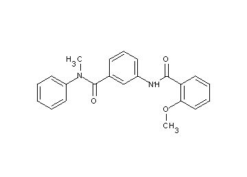 2-methoxy-N-(3-{[methyl(phenyl)amino]carbonyl}phenyl)benzamide