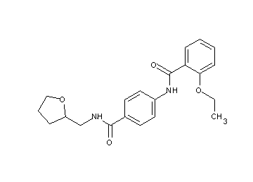 2-ethoxy-N-(4-{[(tetrahydro-2-furanylmethyl)amino]carbonyl}phenyl)benzamide