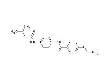 4-ethoxy-N-{4-[(3-methylbutanoyl)amino]phenyl}benzamide