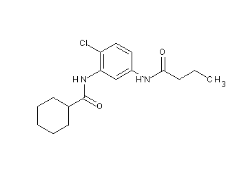 N-[5-(butyrylamino)-2-chlorophenyl]cyclohexanecarboxamide