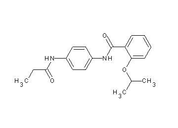 2-isopropoxy-N-[4-(propionylamino)phenyl]benzamide