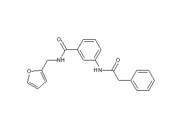 N-(2-furylmethyl)-3-[(phenylacetyl)amino]benzamide