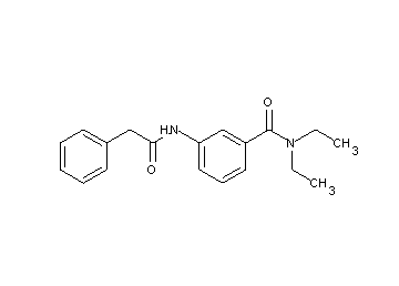 N,N-diethyl-3-[(phenylacetyl)amino]benzamide