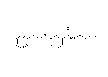 3-[(phenylacetyl)amino]-N-propylbenzamide