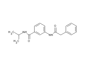 N-isopropyl-3-[(phenylacetyl)amino]benzamide