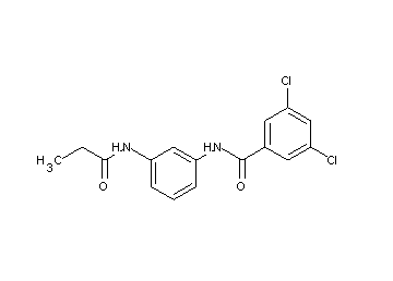 3,5-dichloro-N-[3-(propionylamino)phenyl]benzamide