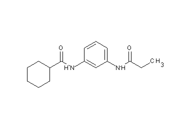 N-[3-(propionylamino)phenyl]cyclohexanecarboxamide