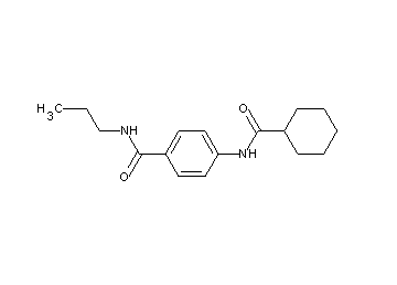 4-[(cyclohexylcarbonyl)amino]-N-propylbenzamide