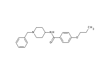 N-(1-benzyl-4-piperidinyl)-4-propoxybenzamide