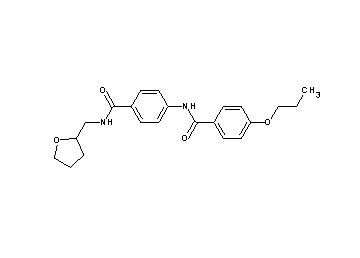 4-propoxy-N-(4-{[(tetrahydro-2-furanylmethyl)amino]carbonyl}phenyl)benzamide