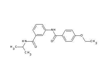 3-[(4-ethoxybenzoyl)amino]-N-isopropylbenzamide - Click Image to Close