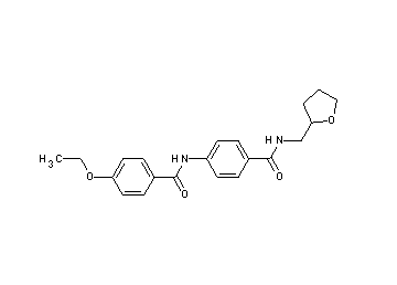 4-ethoxy-N-(4-{[(tetrahydro-2-furanylmethyl)amino]carbonyl}phenyl)benzamide