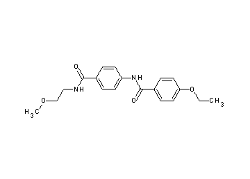 4-ethoxy-N-(4-{[(2-methoxyethyl)amino]carbonyl}phenyl)benzamide