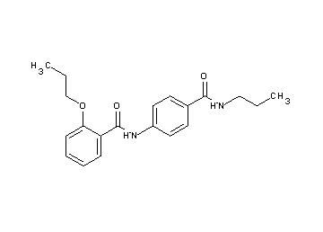 2-propoxy-N-{4-[(propylamino)carbonyl]phenyl}benzamide